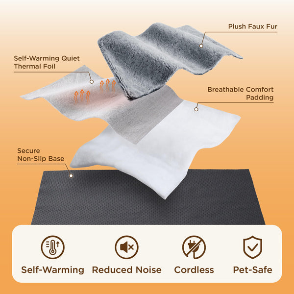 Bedsure manta-autocalentante-para-mascotas, calor suave para dormir juntos.