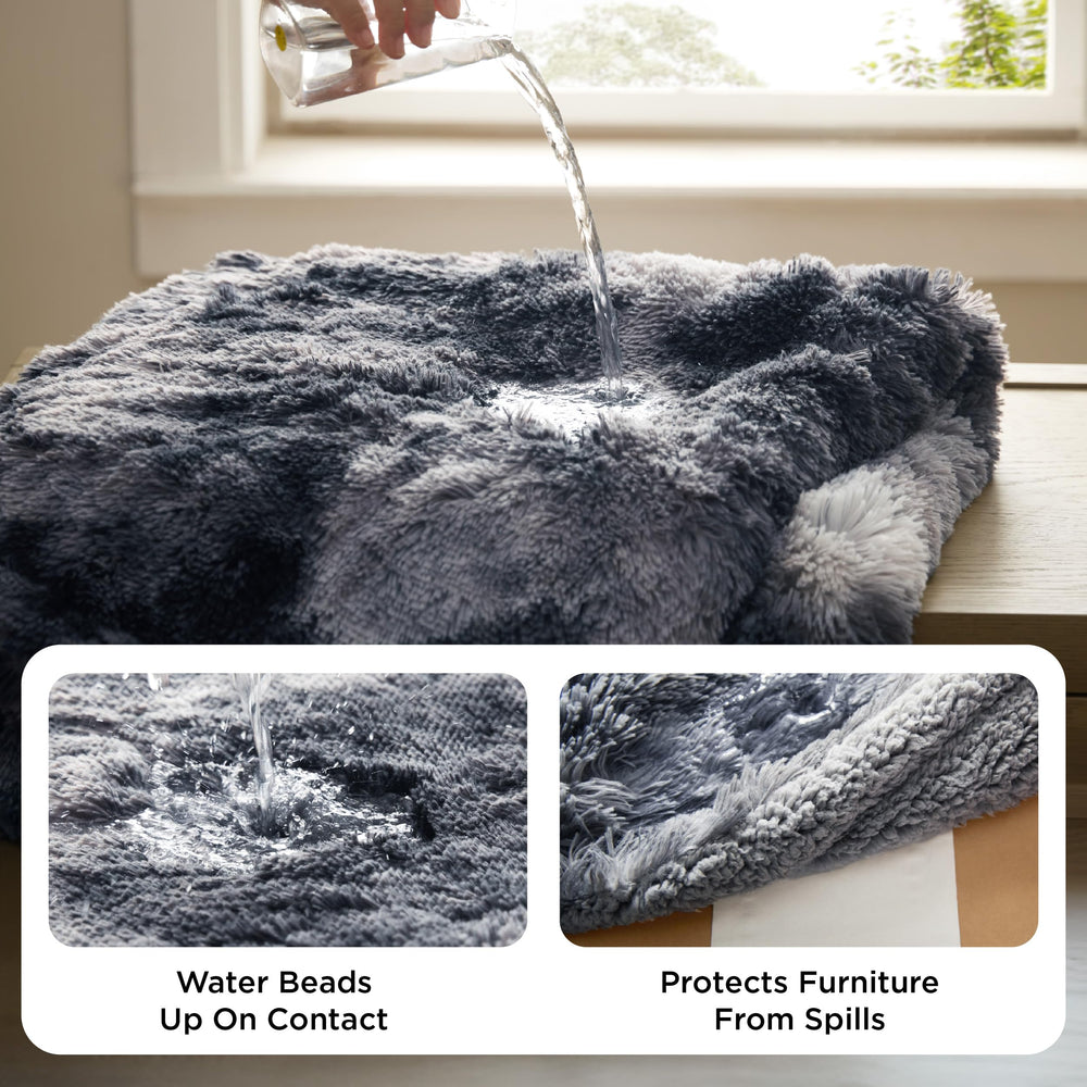 Bedsure manta doble cara sherpa-pelo para descanso calmante de la mascota
