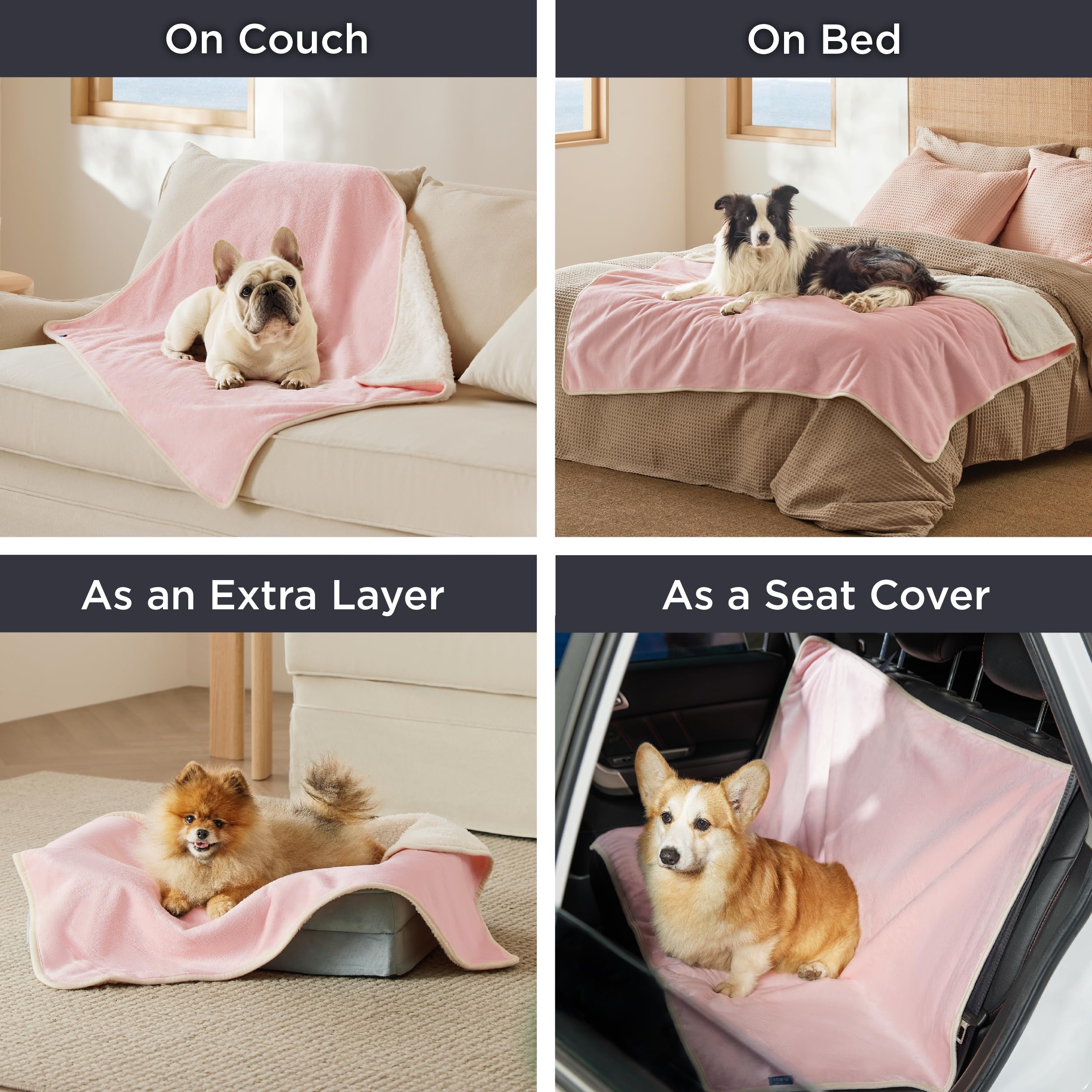 Bedsure manta protege sillón y pelo de gato durante juegos