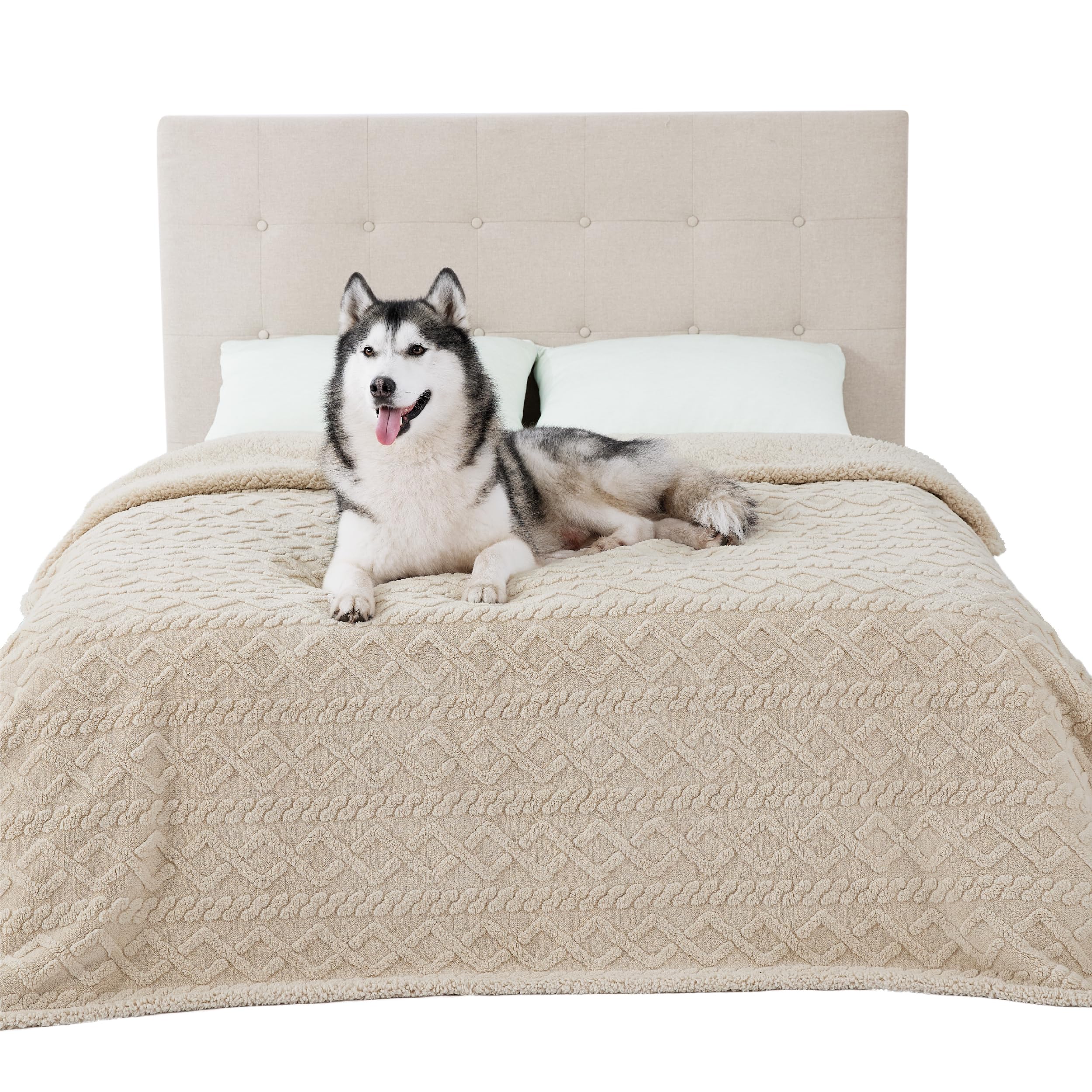 Bedsure manta impermeable para cama protege muebles y mantiene a la mascota seca