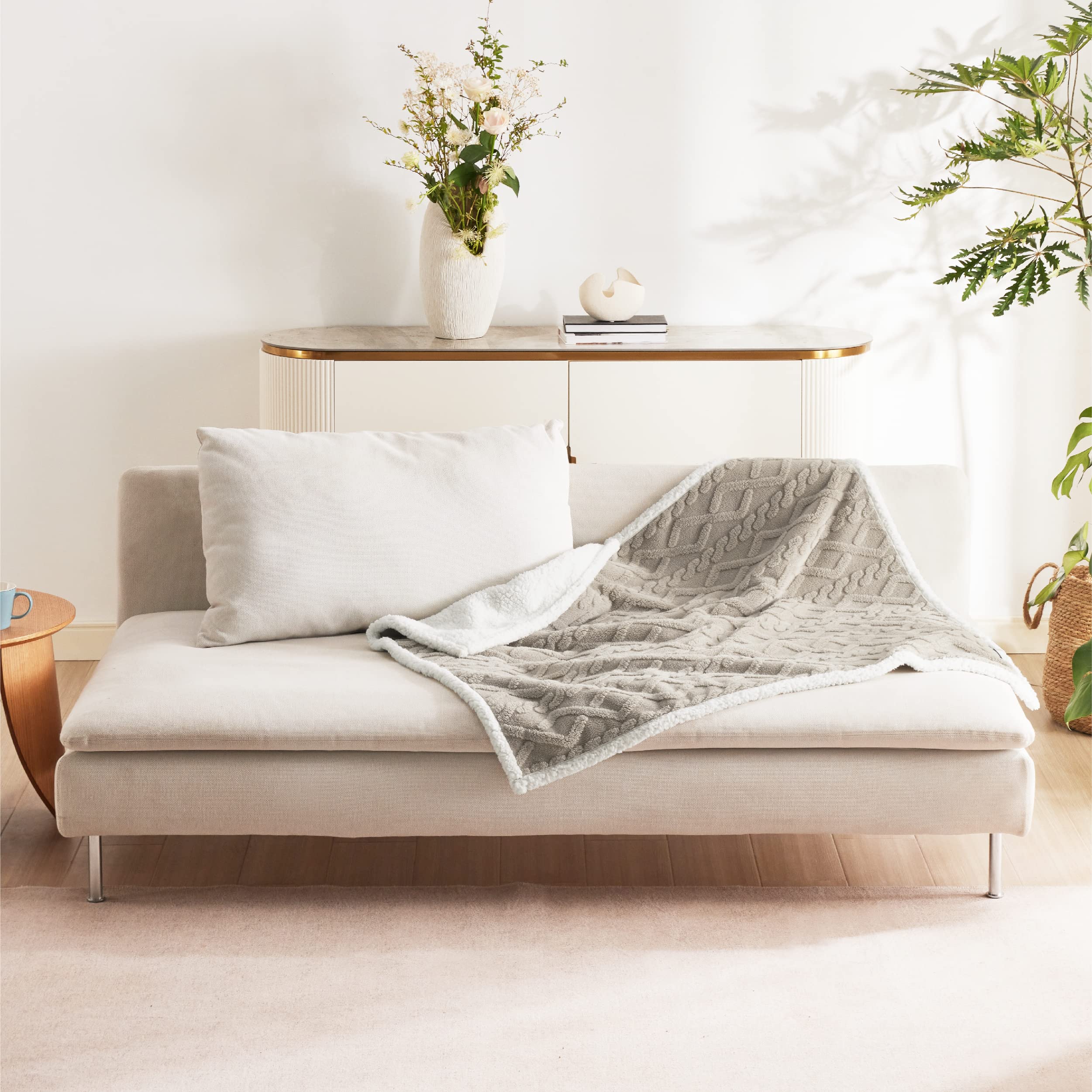 Bedsure manta impermeable para perro mediano, resistente a arañazos para muebles.