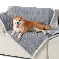 Bedsure manta impermeable para perros grandes en primer plano protege el sofá