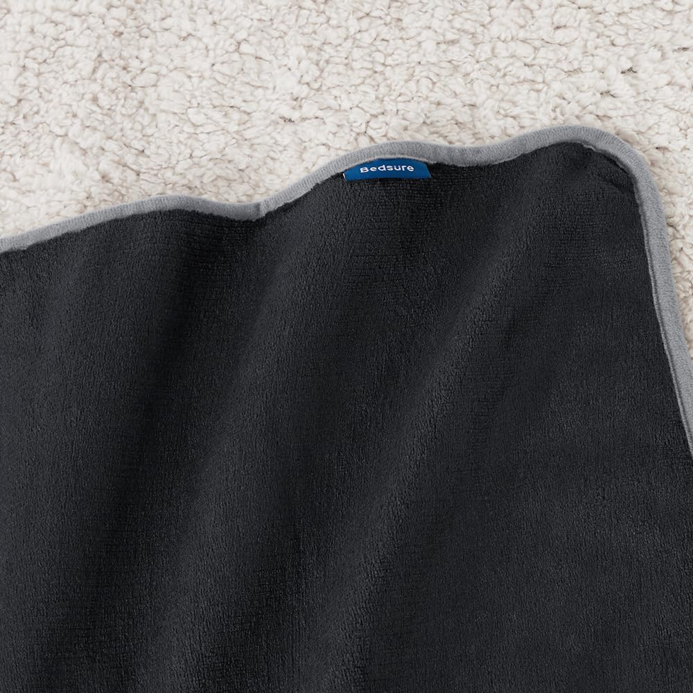 Bedsure manta suave con Sherpa, sensación cálida por la noche