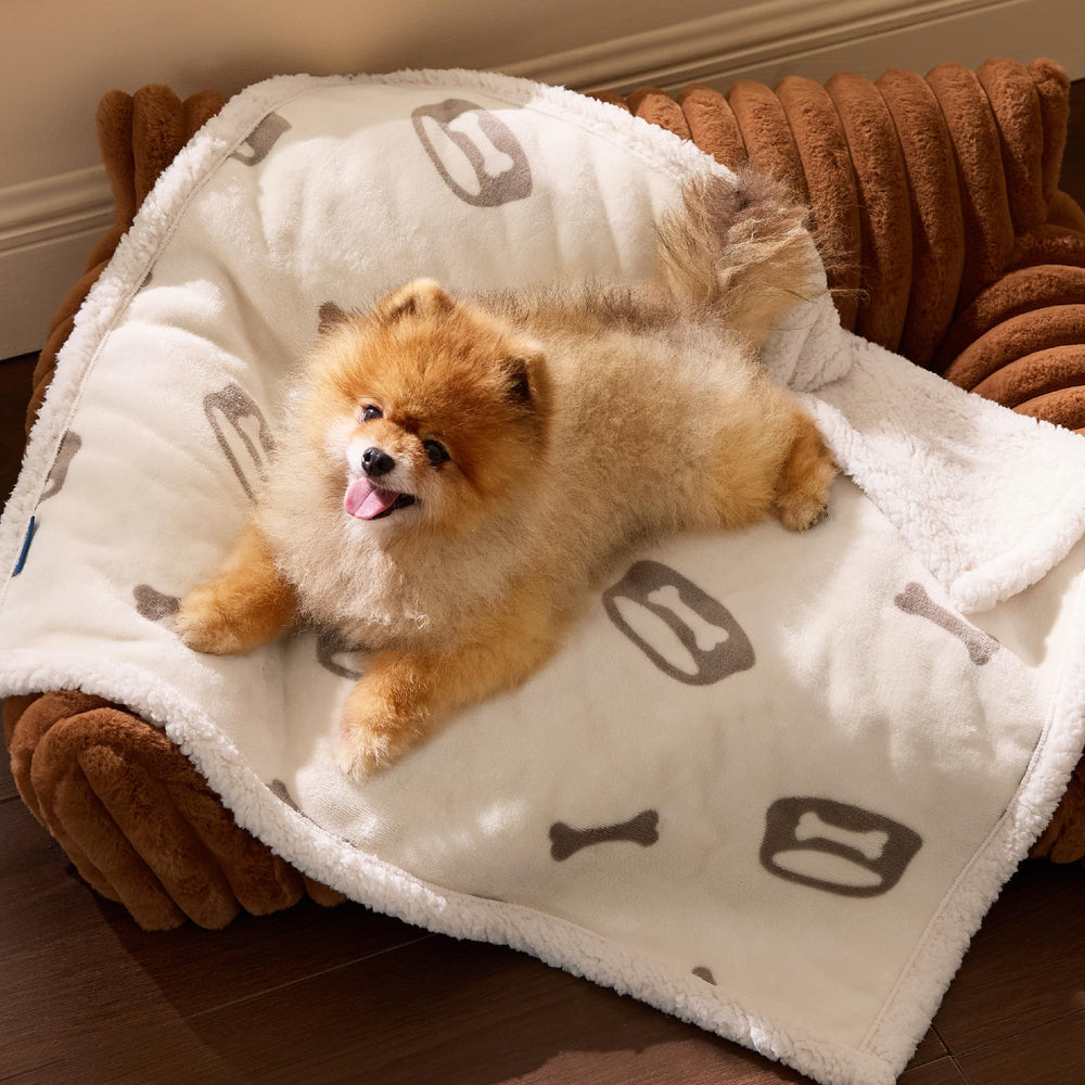 Bedsure manta tamaño 25x35 pulgadas para mascotas pequeñas.