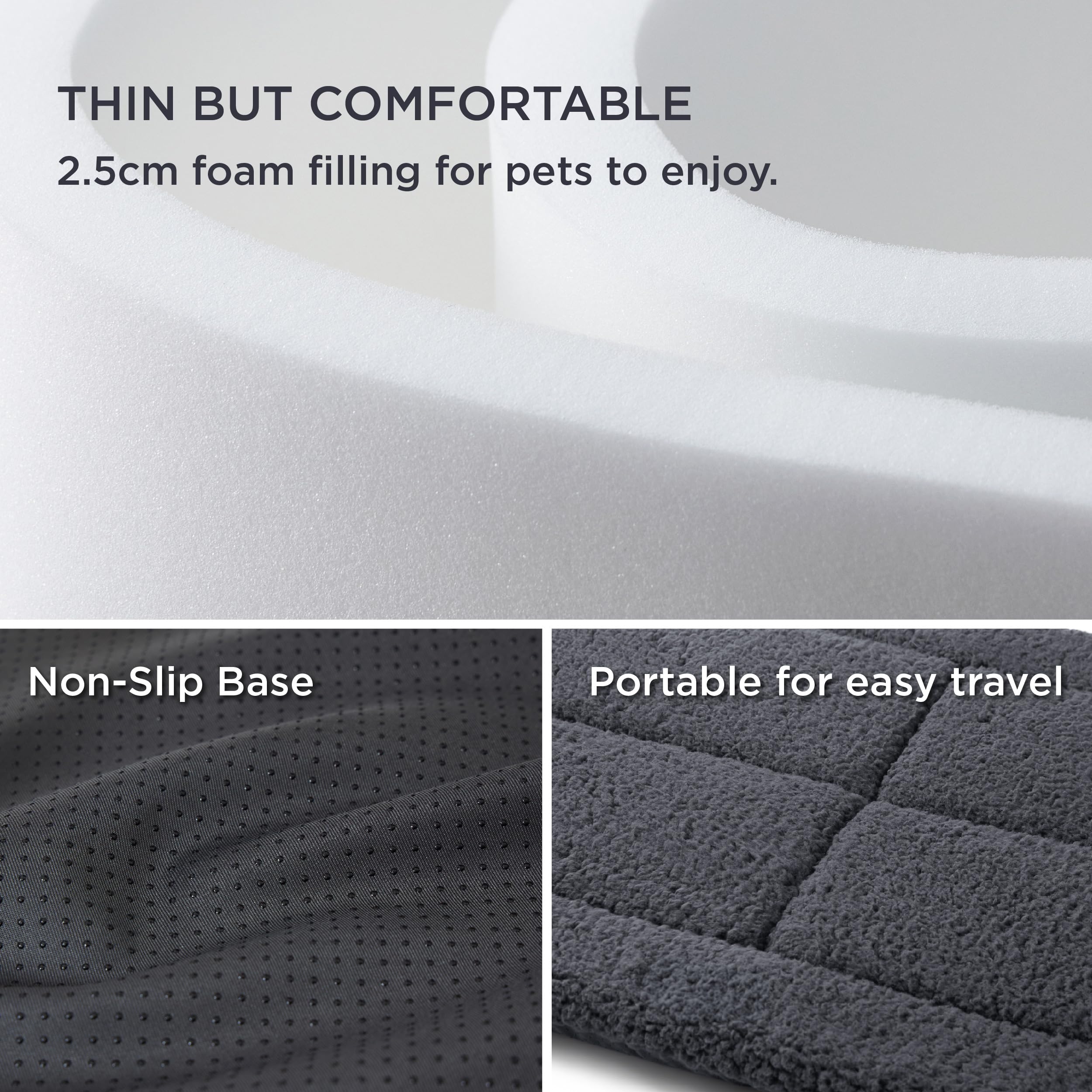 Bedsure mat-para-jaula-versatil-portatil: ideal para jaulas, transportines y viajes.