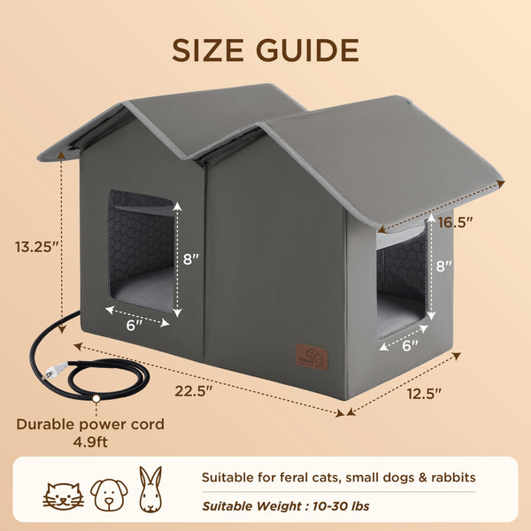 Bedsure materiales durables y fáciles de limpiar para uso exterior.