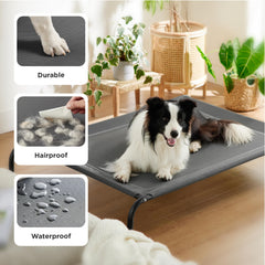 Bedsure cama para perros apta para interior y exterior, versátil y resistente.