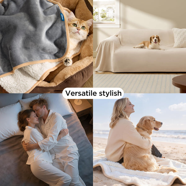 Perfecto para perros grandes Bedsure, manta resistente para uso diario.