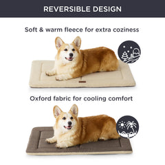 Bedsure perro duerme en colchoneta XL, refugio suave y cómodo para interiores.