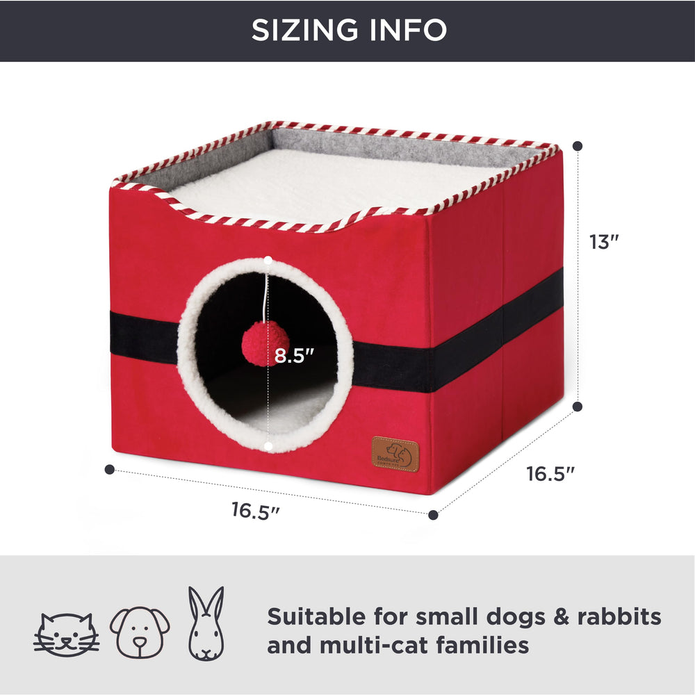 Bedsure rascador-gato-rojo, superficie para rascar y cuidar las uñas