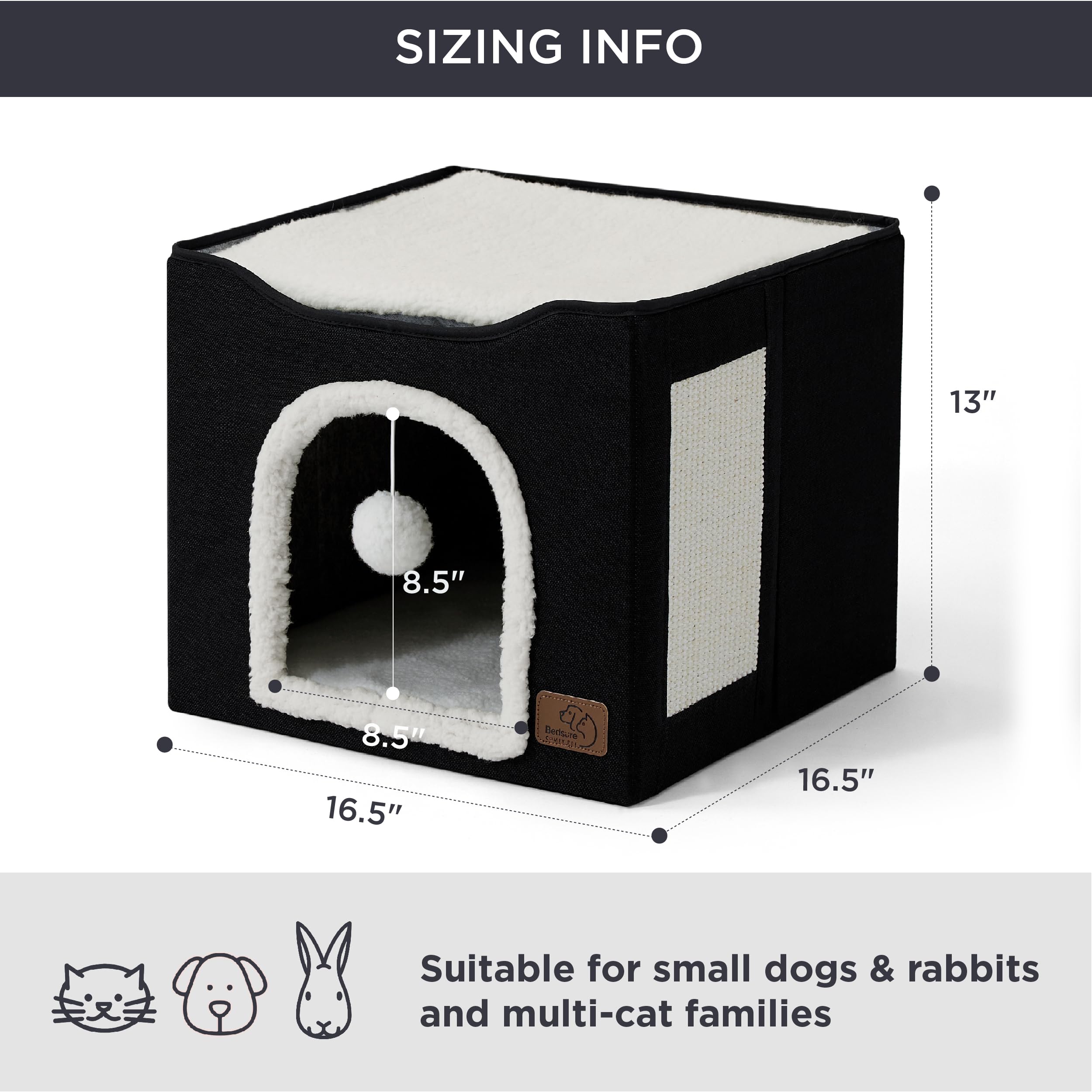 Bedsure rascador de sisal: protege muebles y cuida las uñas del felino.