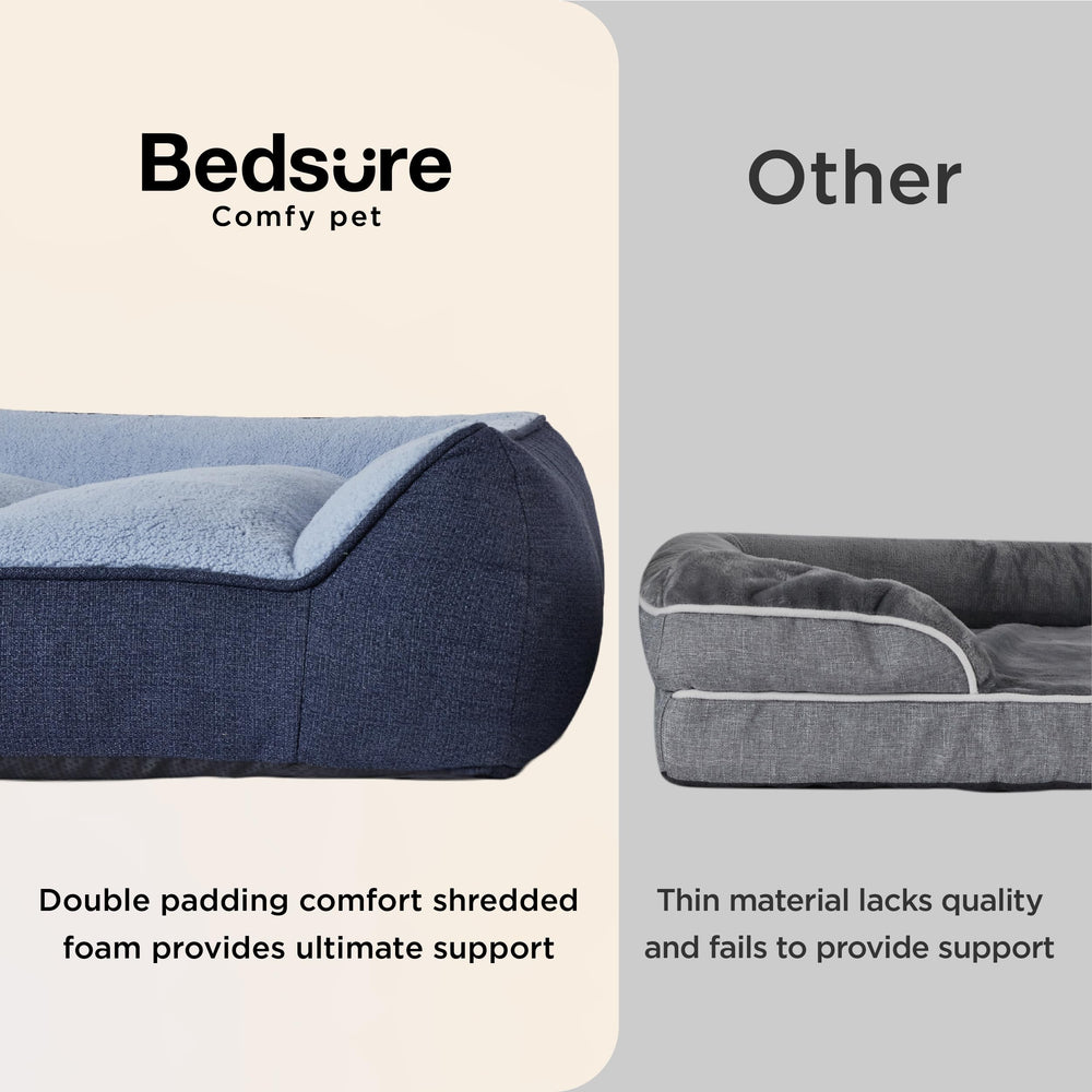 Bedsure revestimiento sherpa suave para mantener a tu mascota abrigada y cómoda