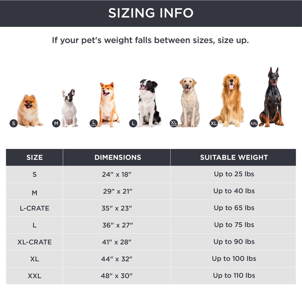 Bedsure siete-tallas-para-perros: ajuste perfecto para distintas razas.