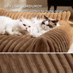 Bedsure base antideslizante mantiene estable el mueble para mascotas.