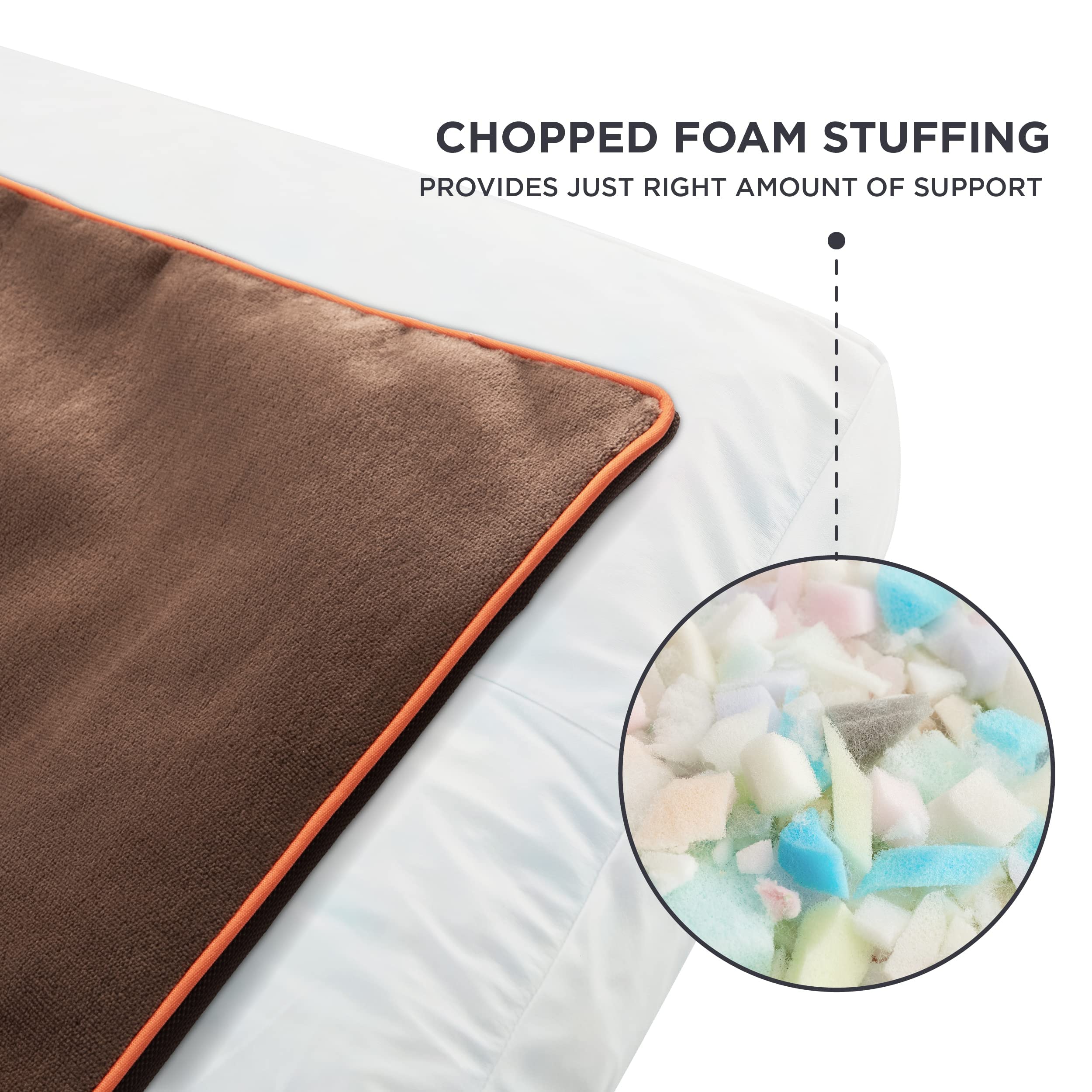 Bedsure superficie forro peluche, detalle cercano, ofrece toque suave para dormir cómodo.
