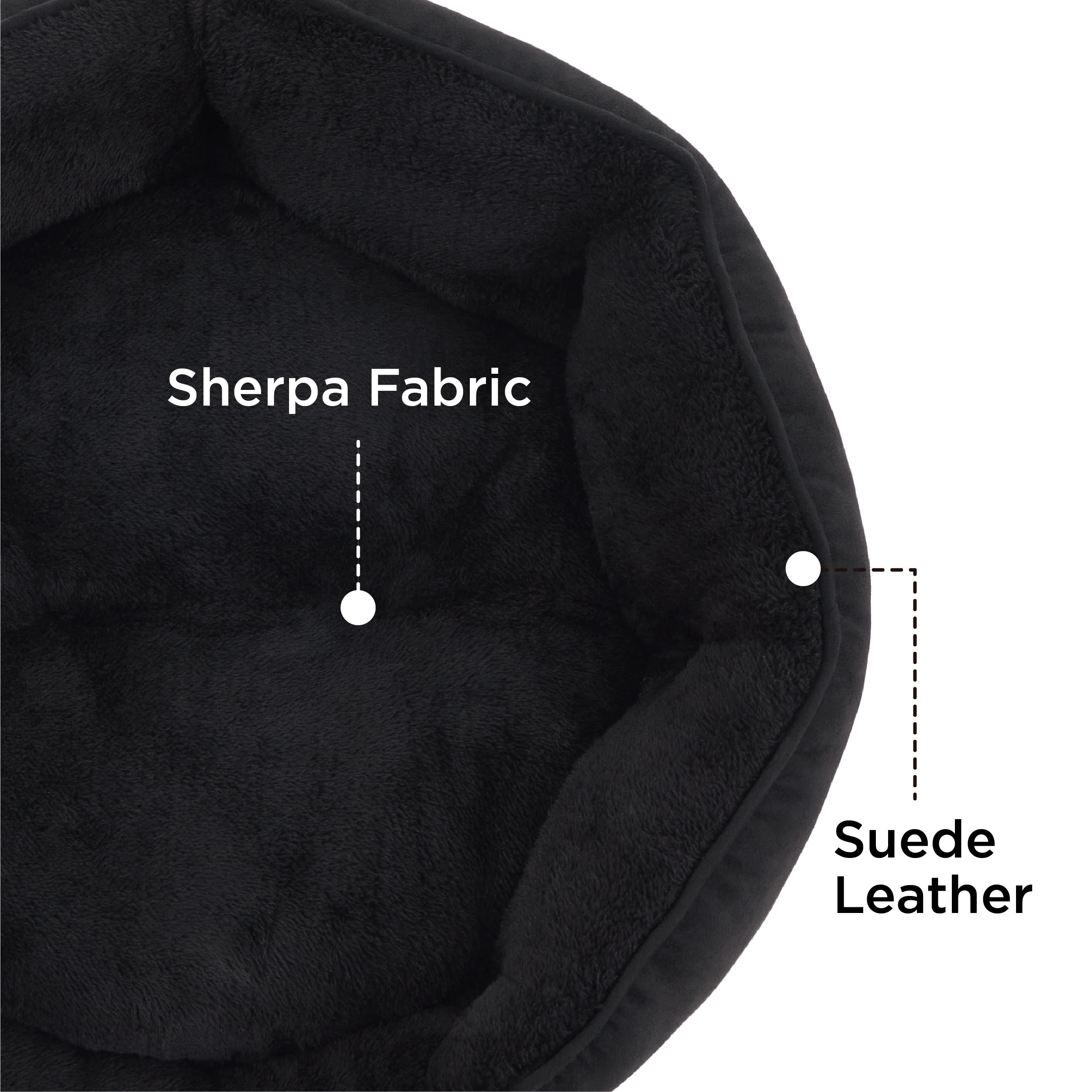 Bedsure superficie sherpa de cama, tacto suave para acurrucarse con comodidad.