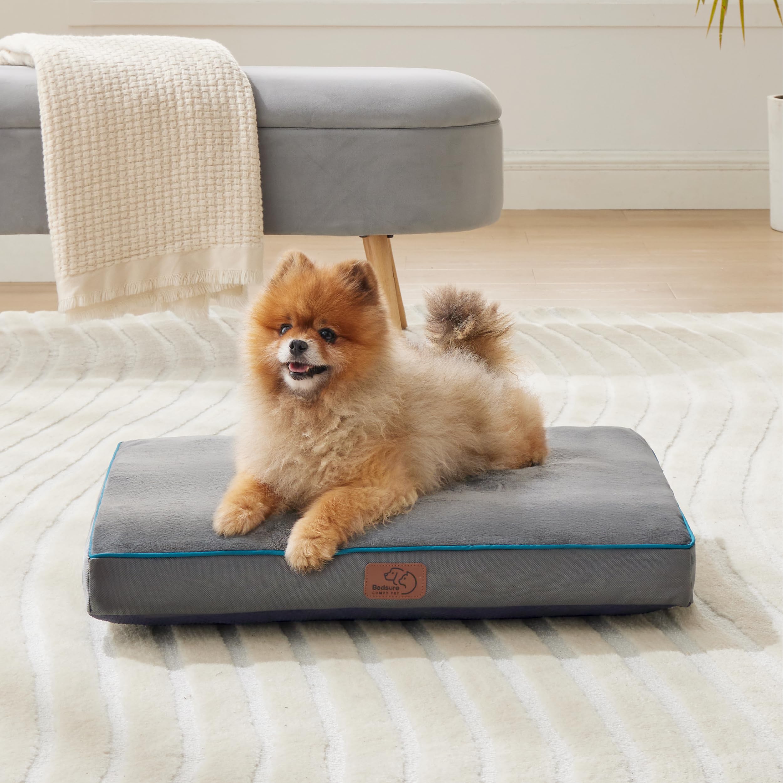 Bedsure tamaño adecuado para perros pequeños y usos diarios.