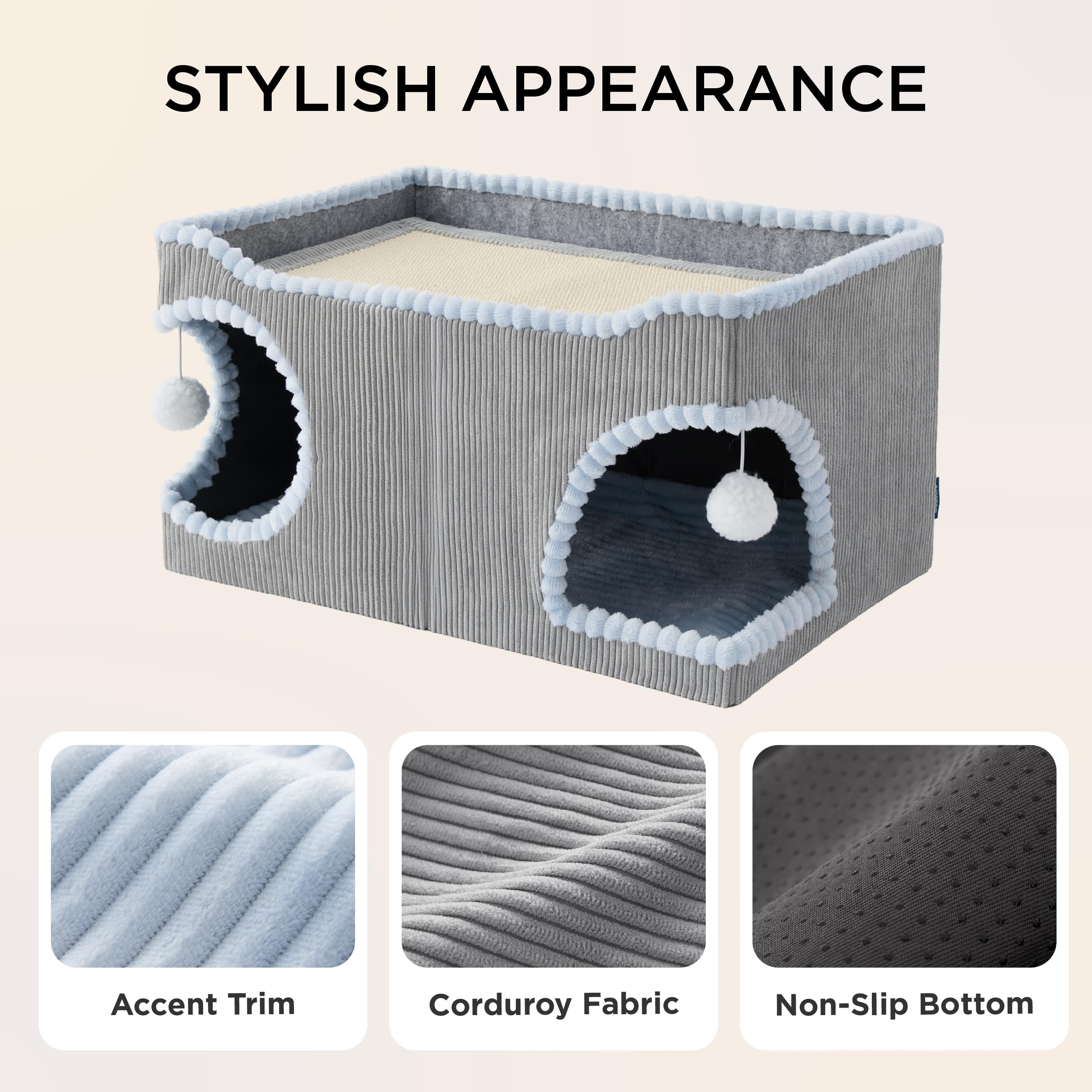 Bedsure top-sisal rasguño soporte para afilar garras.