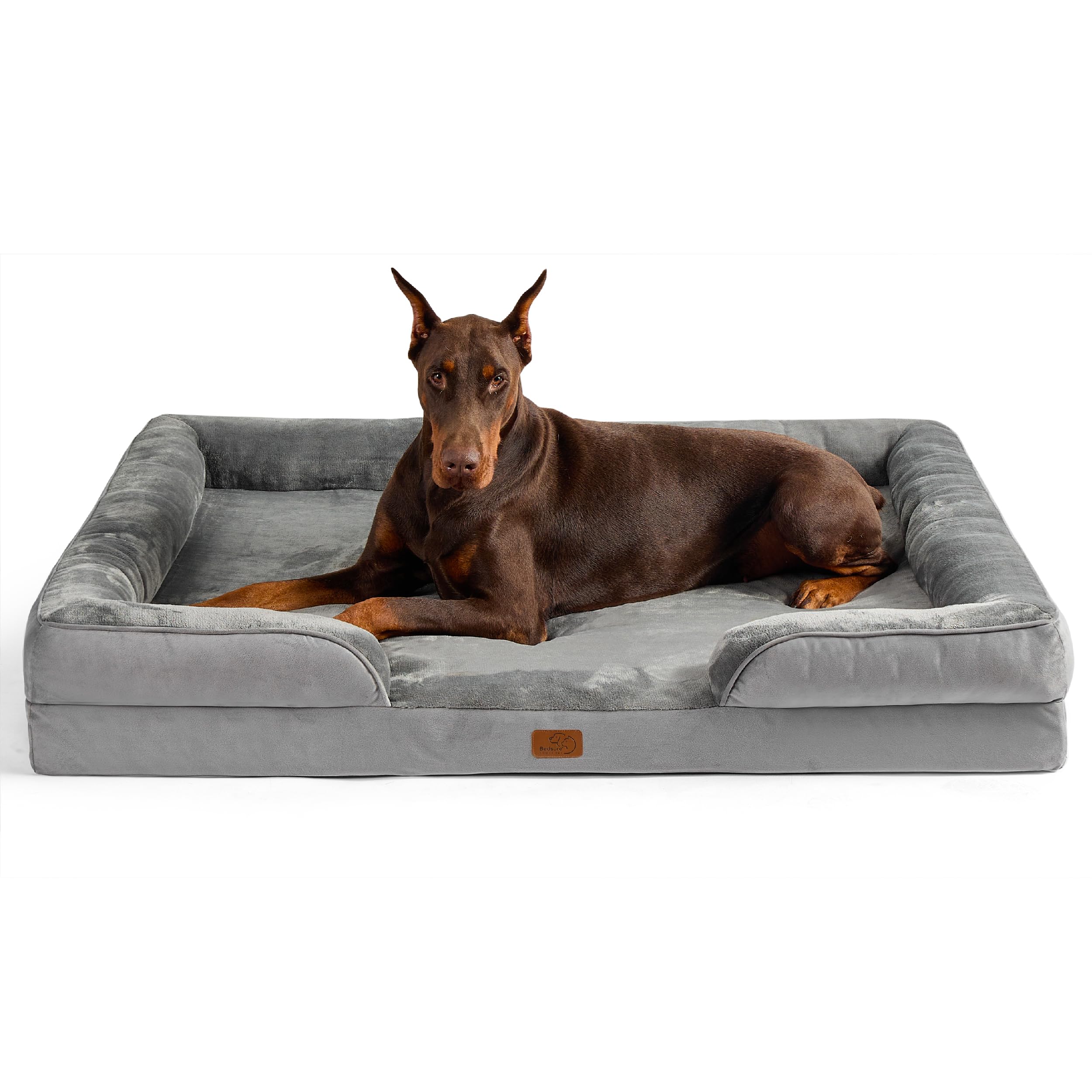 Bedsure XXL cama ortopédica para perros grandes con funda lavable, fácil de limpiar.