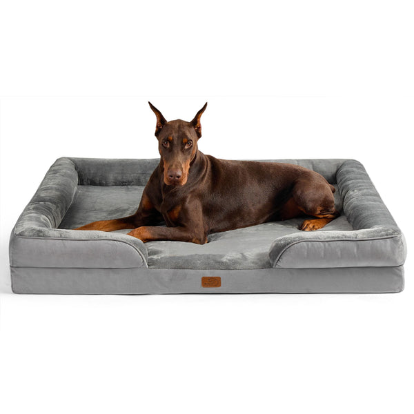 Bedsure XXL cama ortopédica para perros grandes con funda lavable, fácil de limpiar.
