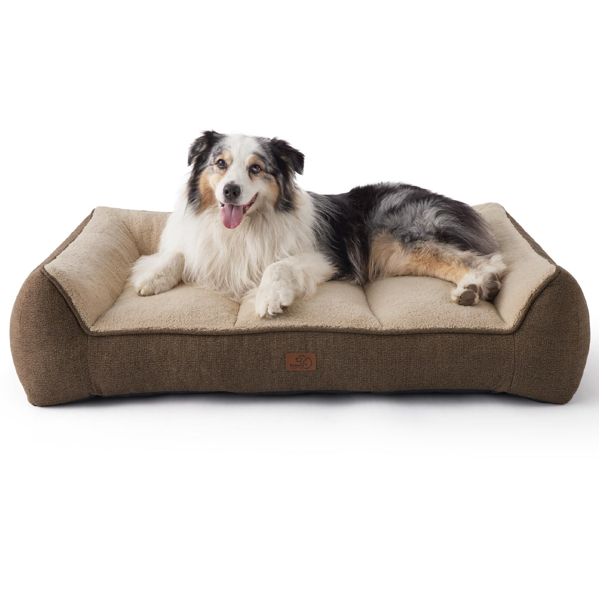 Bedsure cama perro ortopédica XL con cubierta impermeable, ideal para manchas.