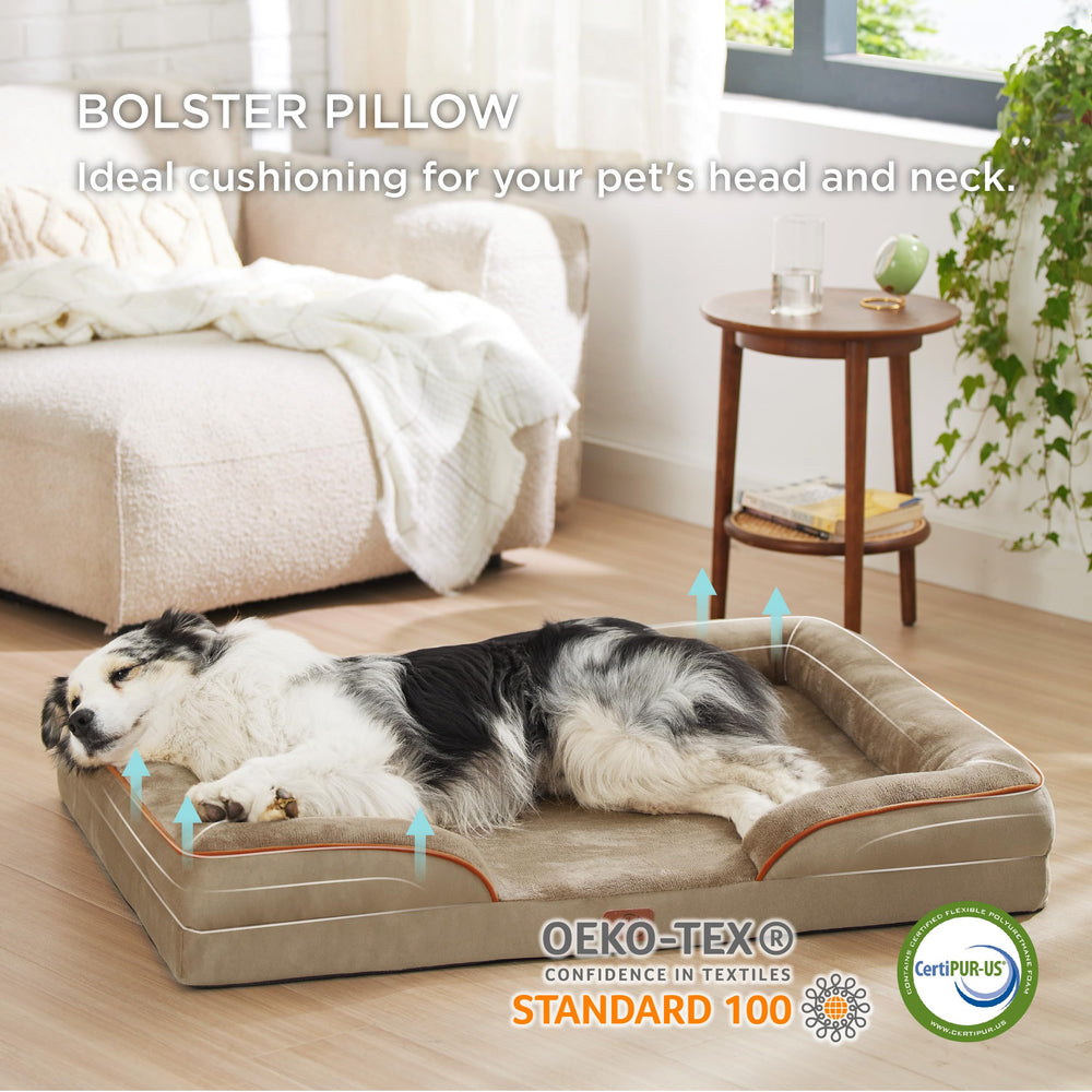 Bedsure XL funda-impermeable protege la espuma ante derrames y accidentes.