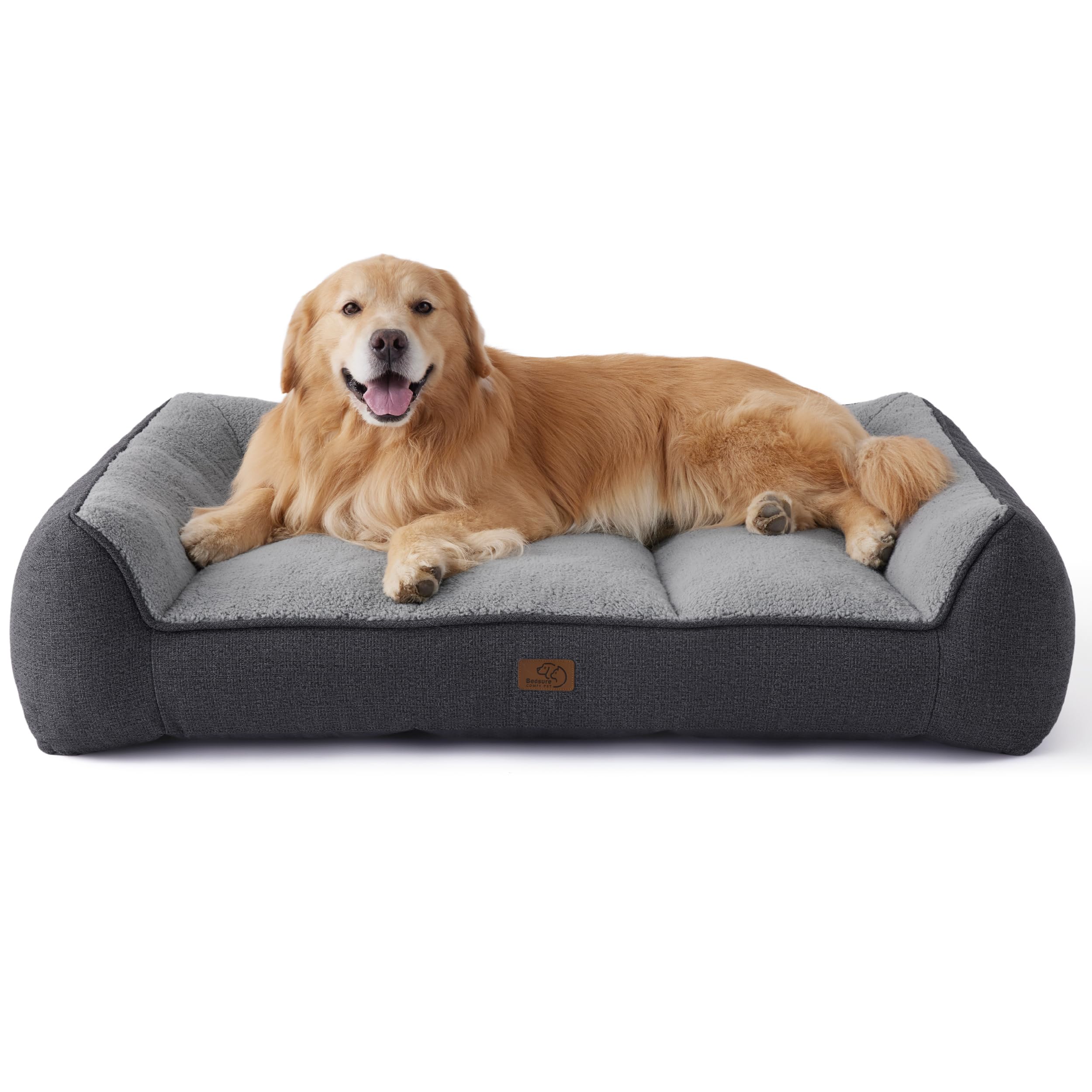 Bedsure XL Plus: cama ortopédica exterior con funda impermeable y fácil limpieza