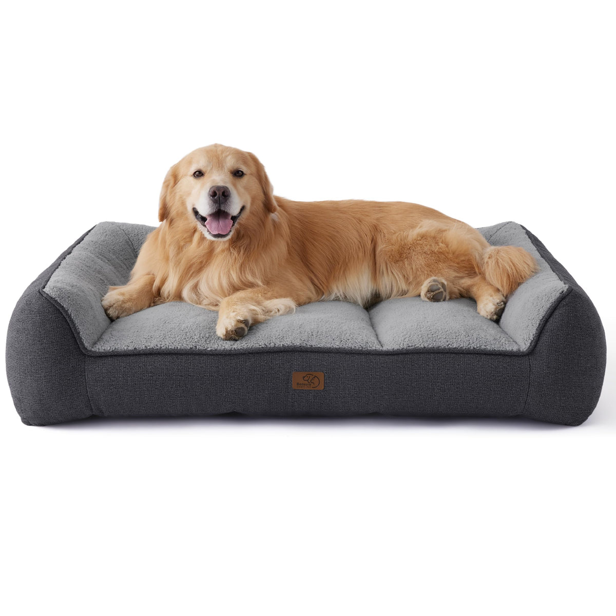 Bedsure XL Plus: cama ortopédica exterior con funda impermeable y fácil limpieza