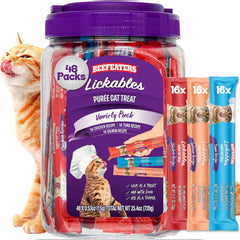 Beefeaters gatos puré salmón: textura cremosa para recompensa sabrosa.