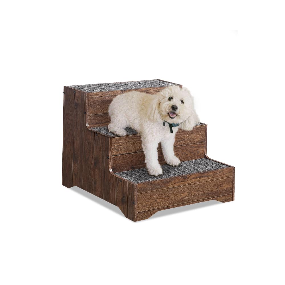 beeNbkks escalera para perros estilo mueble facilita subir al sofá.