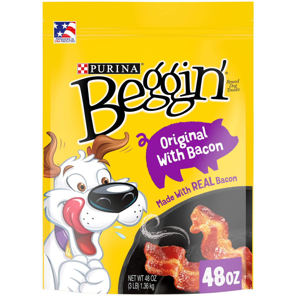 Beggin' Strips paquete 2x25 oz tocino y queso para perros