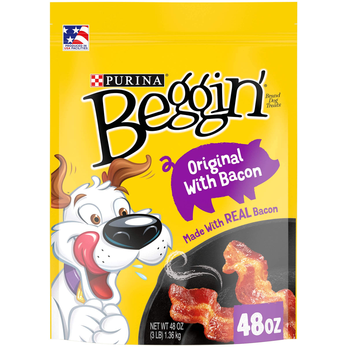 Beggin' Strips paquete 2x25 oz tocino y queso para perros