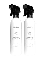 Begley’s champú sin enjuague en botella para mascotas, aplicación fácil sin agua.