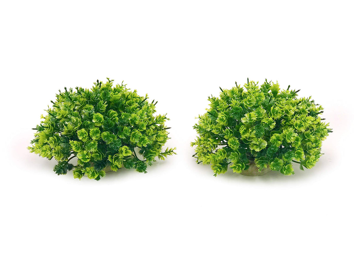 BEGONDIS plantas de acuario verdes suaves, dos piezas, ideal para refugio de peces