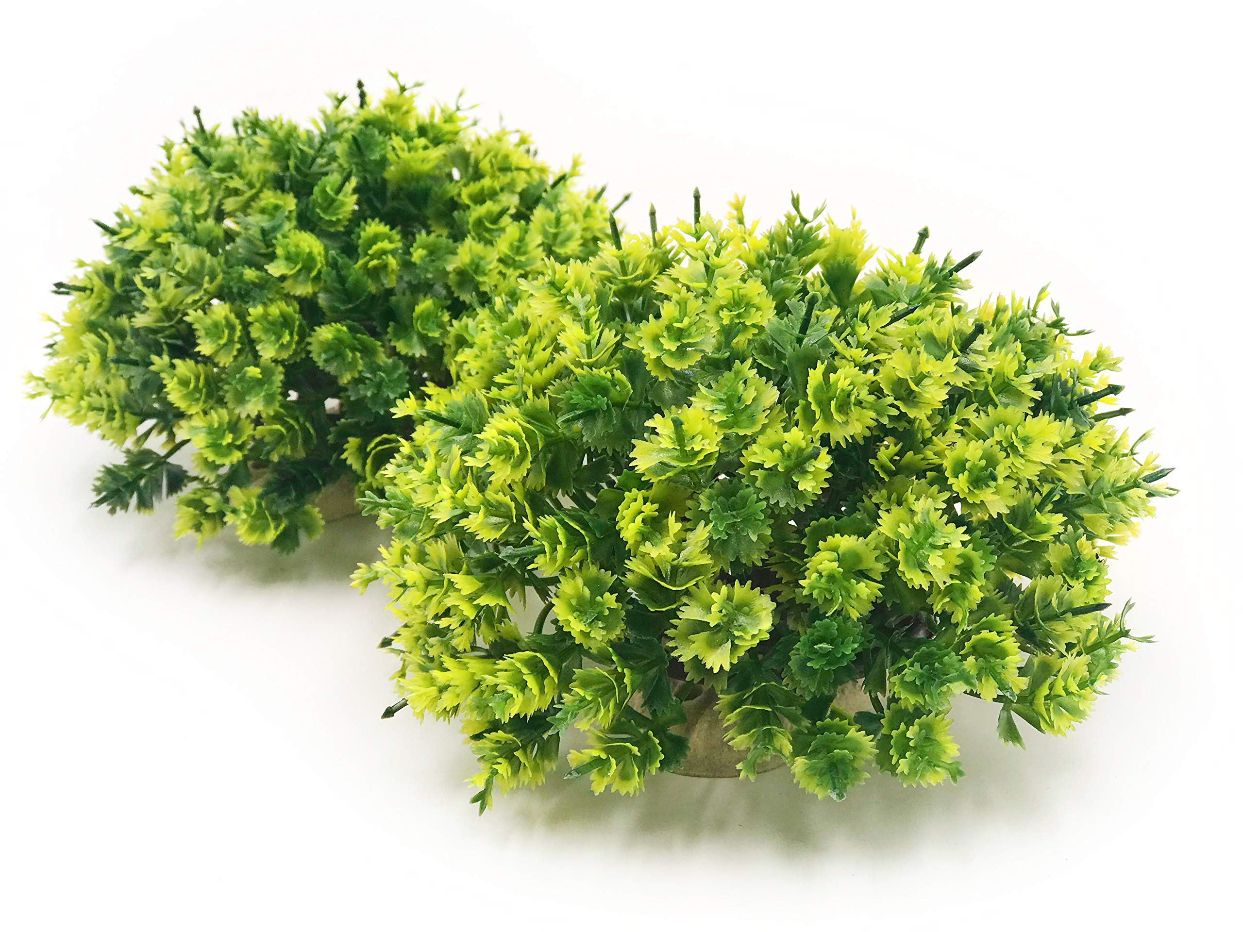 BEGONDIS plantas artificiales para acuario, hojas verdes realistas para esconderse