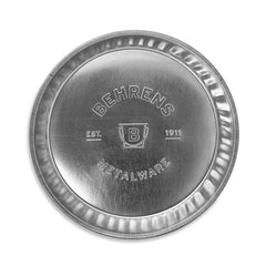 Behrens cuenco galvanizado de acero, vista frontal, ideal para agua estable de mascotas