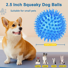 Beieverluck pelotas sonoras con picos para atraer la atención del perro