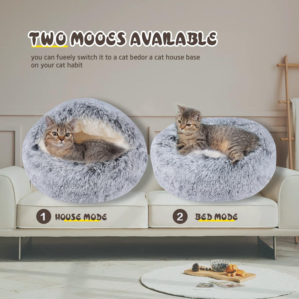BELEEWILWON cama gato lavable en máquina: limpieza rápida para un ambiente fresco.