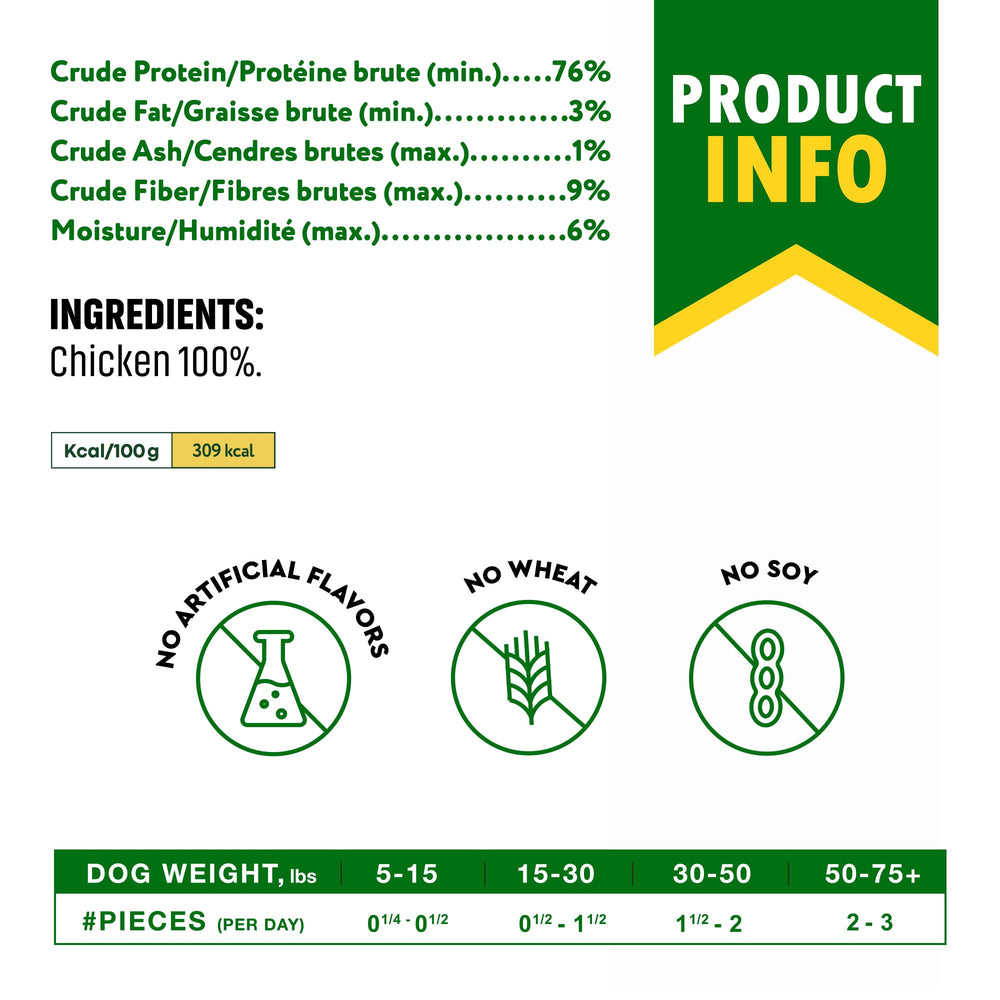 Beloved Pets cubos de pollo secos, proteína simple para apoyar la energía diaria.