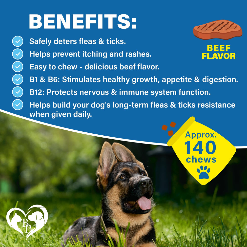 Guía de dosis por peso Beloved Pets, dosis diaria según tamaño.