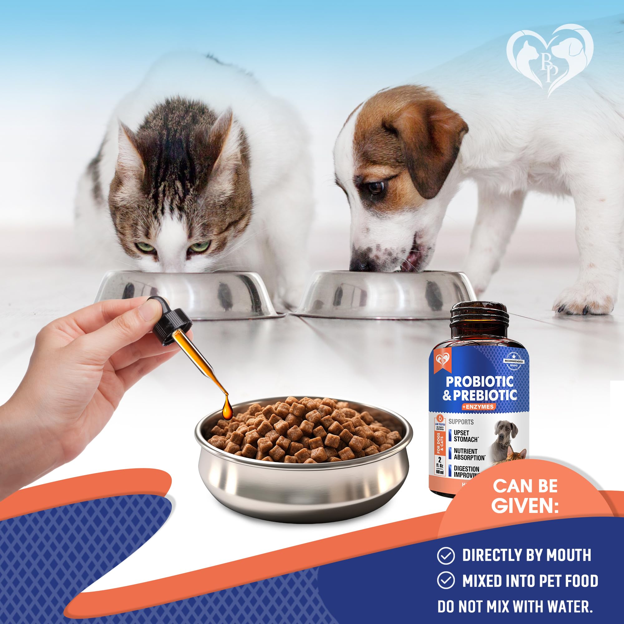 Beloved Pets probióticos y prebióticos, soporte digestivo para perros y gatos