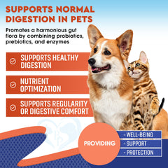 Beloved Pets probióticos y prebióticos, dosis diaria para uso sencillo