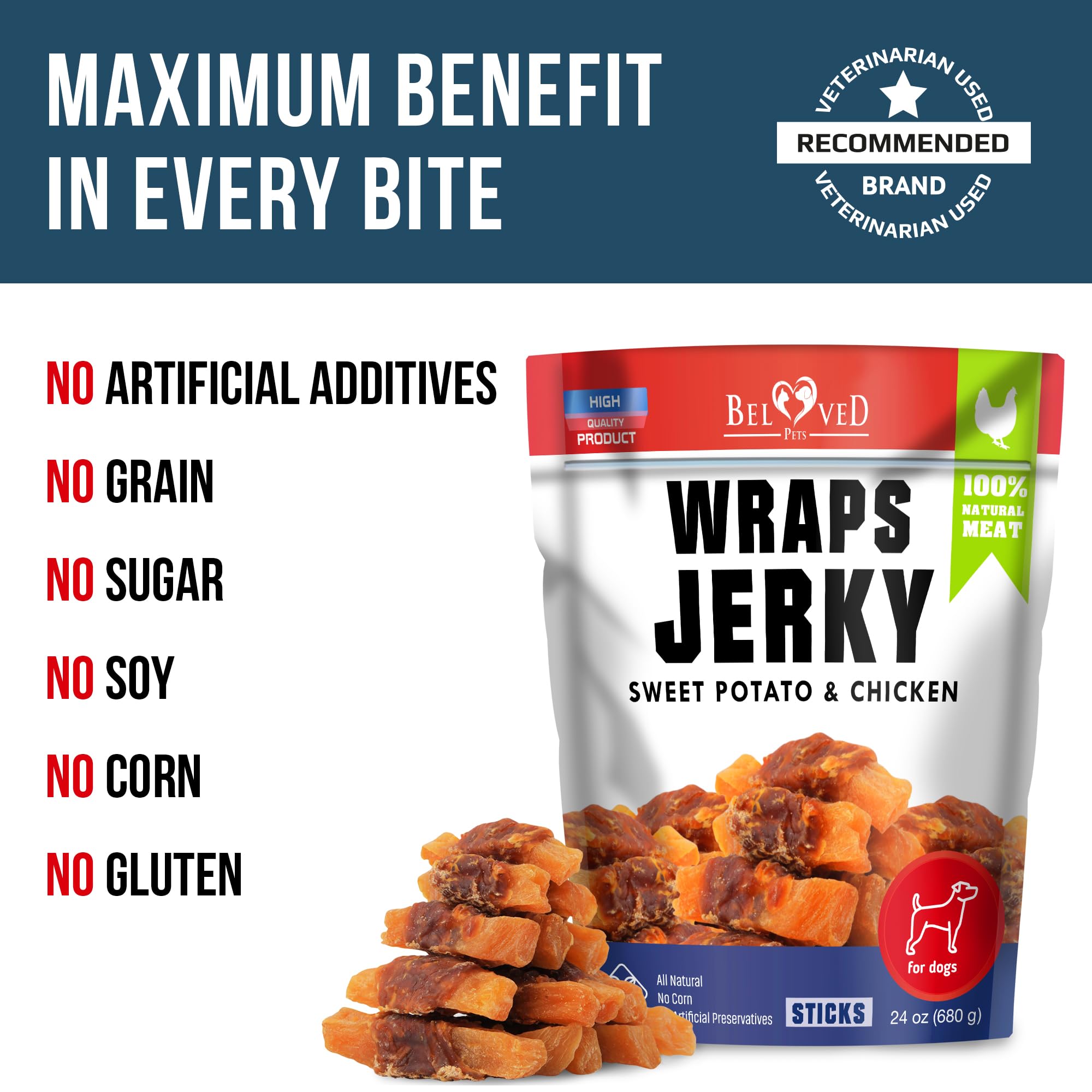 Snack de Beloved Pets para entrenamiento de perros