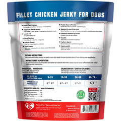 Beloved Pets jerky pollo primer plano para destacar calidad y proteína