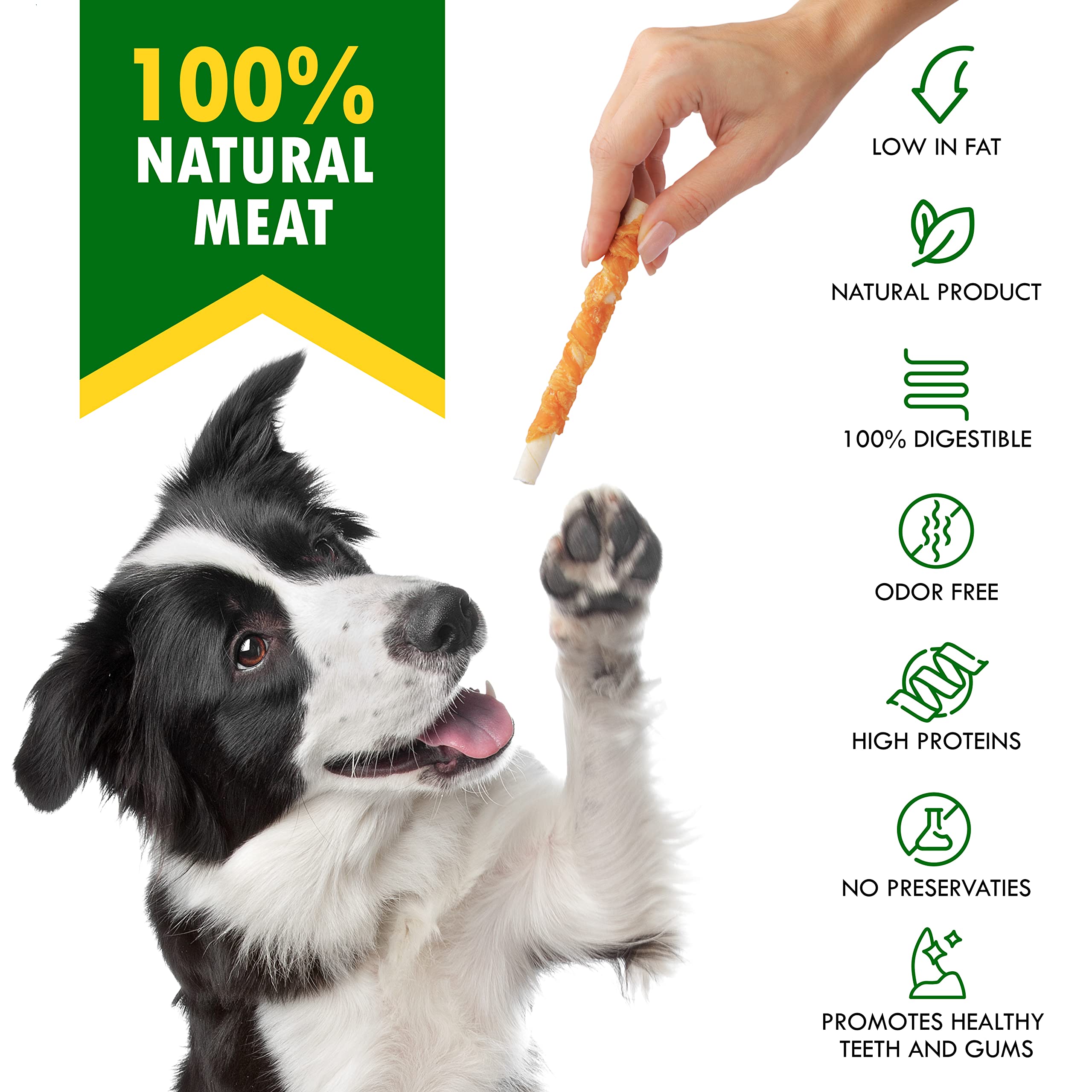 Beloved Pets twist para entrenamiento, recompensa para perros activos