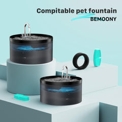 Filtro de carbono BEMOONY para gatos, purifica el sabor del agua.