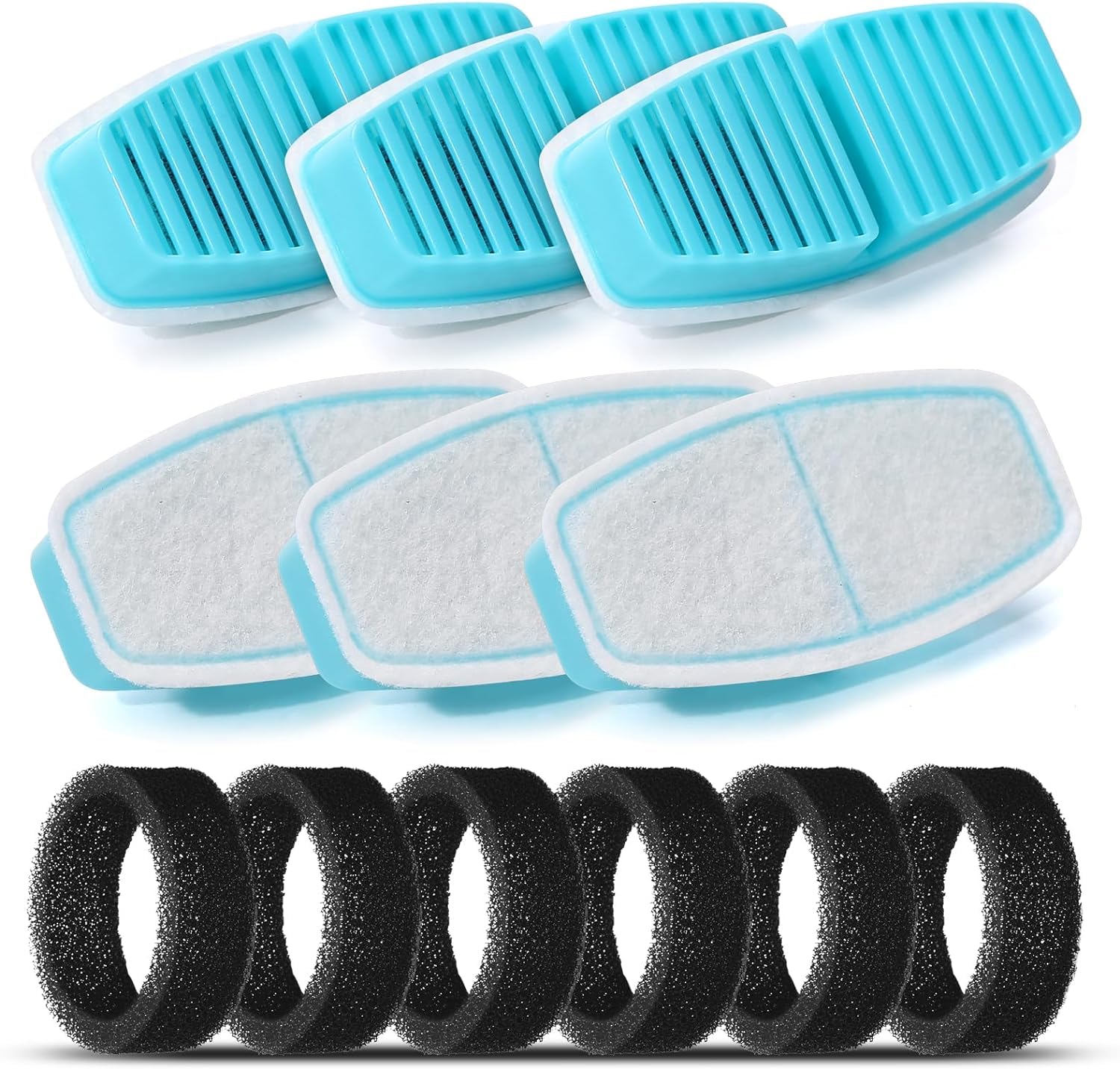 Filtro BEMOONY para fuente de gatos H7, mejora la claridad del agua para beber.