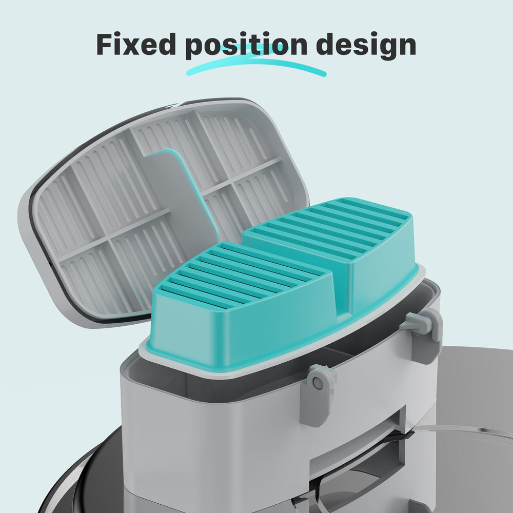 Pack de 12 filtros y esponjas BEMOONY, combinación para una filtración continua.