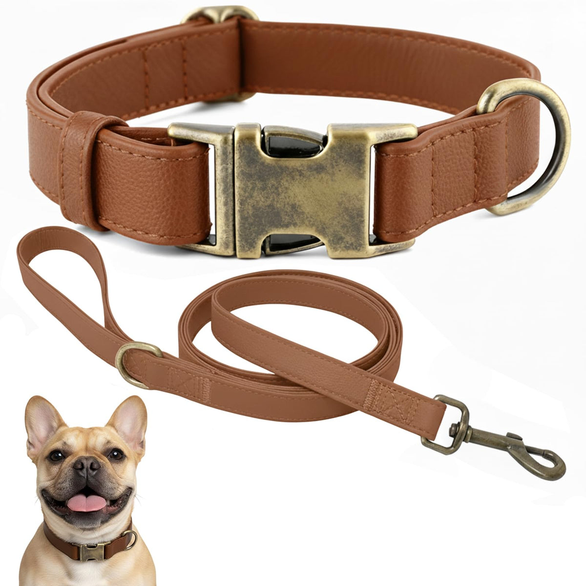 Ben & Fellows collar silicona para perro pequeño, suave y duradero para uso diario