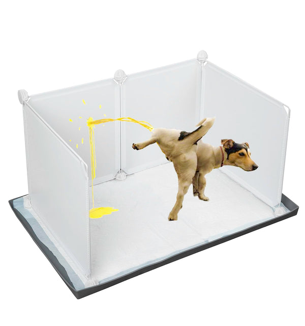 Bencacawinstyle caja para perros con paredes altas para entrenamiento limpio.